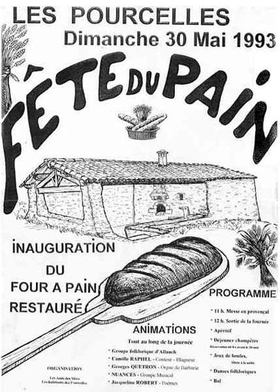 Fête du pain aux Pourcelles