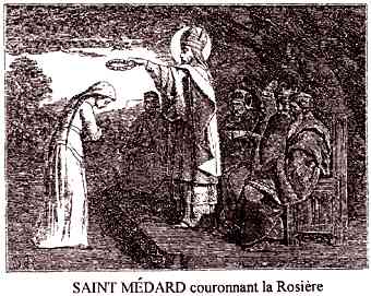  Saint Médard couronnant la Rosière 