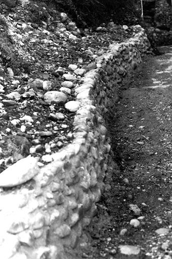  Construction d'un muret 1987 