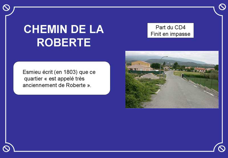  Chemin de la Roberte 